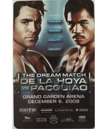De La Hoya v Pacquiao The Dream Match Dec 6 2008 MGM Grand Garden Arena ... - €26,26 EUR