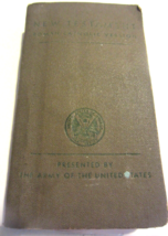 1941 WWII New Testament Bible  Roman Catholic Version  Presented by US Army - £64.54 GBP