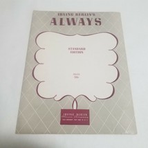 Always by Irving Berlin Standard Edition Sheet Music - £5.28 GBP