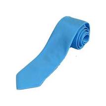 Mens Tie ZENIO By Stacy Adams Slim Skinny Narrow Twill Woven Soft Silky Z6 Blue image 6