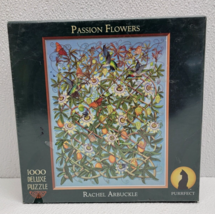 Purrfect 1000 Piece Puzzle Passion Flowers Rachel Arbuckle Celtic Collec... - $23.75