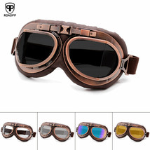 Retro Motorcycle Goggles Glasses Vintage Moto Classic Steampunk - £10.47 GBP