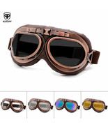Retro Motorcycle Goggles Glasses Vintage Moto Classic Steampunk - £10.38 GBP
