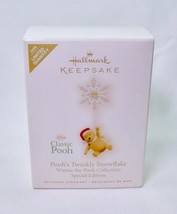 Hallmark 2009 Winnie the Poohs Twinkly Snowflake Ornament Ltd Special Edition - £18.76 GBP