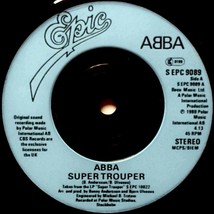 ABBA - Super Trouper / The Piper [7" 45 rpm Single] UK Import, Picture Sleeve image 2