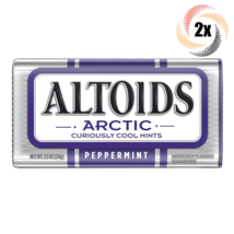 2x Tins Altoids Arctic Peppermint Flavor Mint | 50 Mints Per Tin | Fast Shipping - £9.21 GBP