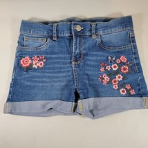 Aeropostale Girls Embroidered Jean Shorts Youth 12 Stylish and Comfortable - £8.54 GBP