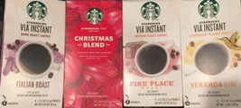 (40 packets) Starbucks Via Instant Coffee - Christmas Pike Blonde Italian! - $37.21