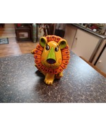 Vintage Rossini  Lion Piggy Bank Mod Kitsch MCM 5&quot; - $41.66 CAD