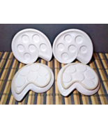Vintage Snail Shaped Escargot Plates Holds 6 Each Set Unique French Design - $38.47 CAD