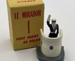 Cofalu Mirador Guard Police Agent Policeman Aluminum Vintage With Origin... - $23.70
