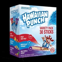 Hawaiian Punch Singles to Go Drink Mix Variety Pack 30-Count SAME-DAY SHIP - $12.96