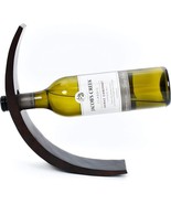 Decorative Wooden Wine Holder – Handmade Bottle Stand for Wine or Spirit... - $33.95 CAD