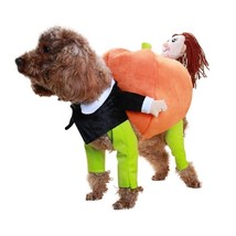  dog cat clothes pet pumpkin costume dog cosplay special events apparel outfit dog cute thumb200