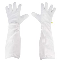 VIVO Small Goatskin Beekeeping Gloves with Sleeves, Bee Keeping Apparel ... - £22.69 GBP