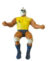 Thumb Wrestler Mask Nacho Lucha Libre WWF rubber superstar WWE Vtg figure Japan - £18.94 GBP