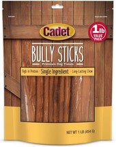 Cadet Single Ingredient Bully Sticks for Dogs Small 2 lbs (2 x 1 lb) Cadet Singl - £123.35 GBP