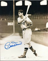 Bobby Doerr Red Sox autograph 8x10 photo AT BAT HOF Hall of Fame - £6.35 GBP