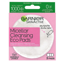 Garnier SkinActive Micellar Micellar Cleansing Eco Pads, Reusable 3.0ea - £39.04 GBP