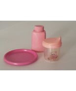 Vintage M&amp;S Shillman Baby Doll Sippy Cup Powder Bottle Pink Plate Hong K... - £19.62 GBP