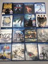 Lot Of 16 Blu-Rays Rio Great Gatsby Skyfall MIB3 Limitless Chronicle LG - £35.04 GBP