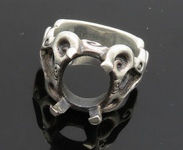 ANN KING 925 Sterling Silver - Vintage Spiral Swirl Band Ring Sz 9 - RG19996 - £59.77 GBP