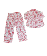 Victoria&#39;s Secret PS Snowflakes Flannel Pajama Set - £35.30 GBP