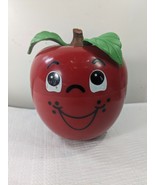 Vintage Fisher Price HAPPY APPLE Musical Chime Wobble Baby Toy 1972 Shor... - $21.88 CAD