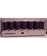 WINDMERE Pageant Curlers Hot Rollers With Clips Tested Vintage - £37.05 GBP