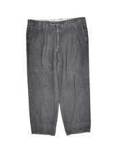 Brioni Corduroy Trousers Mens 40x27 Gray Pants Heavyweight Cotton Made i... - £54.56 GBP