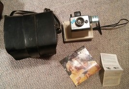 000 Vintage Polaroid Electric Zip Land Camera Case Instructions Flash - £17.29 GBP