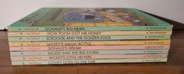 Vintage 1990 Mickey&#39;s Young Readers Library Lot Of 8 Walt Disney - £14.98 GBP