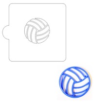 Volleyball Ball Sports Stencil And Cookie Cutter Set USA Made LSC270 - £4.70 GBP