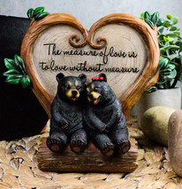 Ebros Bear Couple Under Heart Shaped Willow Tree Figurine Love Without Measure - £23.11 GBP