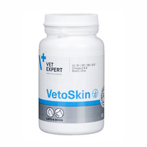 Vetexpert Vetoskin Skin &amp; Hair Supplement for Dogs &amp; Cats 90 Capsules - £19.48 GBP