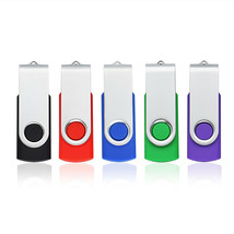 5PCS 2GB Swivel Memory Stick USB Flash Drive Pen Drives Thumb U Disk Mix-color - £23.69 GBP