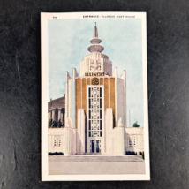 Vintage 1930 Db Post Card White Border Chicago World&#39;s Fair Host Building Il - £5.49 GBP