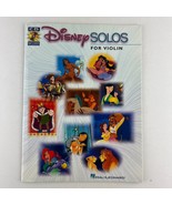 Disney Solos for Violin Sheet Music Book Hal-Leonard - £7.09 GBP