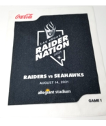 Las Vegas Raiders Raider Nation Rally Towel Imperfect 2021 First Game Al... - $12.30