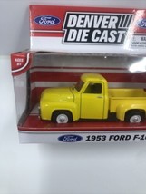 Denver Diecast 1953 Ford F-100 Yellow Pickup Truck  4” - £6.20 GBP