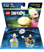 Lego Dimensions 71227 The Simpson&#39;s Krusty Clown Bike Set Fun Pack - $203.28 MXN
