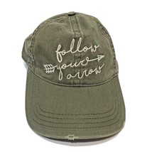 Anna and Ava Womens Ball Cap Follow Your Arrow Adjustable Distressed Gra... - £6.67 GBP