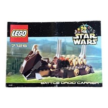 LEGO Star Wars 7126 Battle Droid Carrier Instructions Only - £5.30 GBP