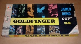 Goldfinger James Bond 007 Board Game Vintage 1966 Milton Bradley - £78.40 GBP