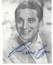 Perry Como autograph-Paper picture-a Popular Singer - €8,68 EUR