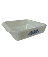 Anchor Hocking Fire King Cornflower Blue 8 Inch Square Baking Dish #435 ... - $16.23