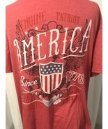 Anvil Men&#39;s T-Shirt Red Genuine Patriotic America Size 2XL NWT - $14.85