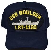 Uss Boulder LST-1190 Hat - Navy Blue - Veteran Owned Business - £18.42 GBP
