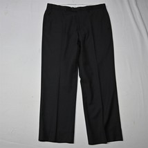 Santorelli 36x30 Charcoal Gray Romeo Flat Front Straight Wool Mens Dress Pants - $49.99