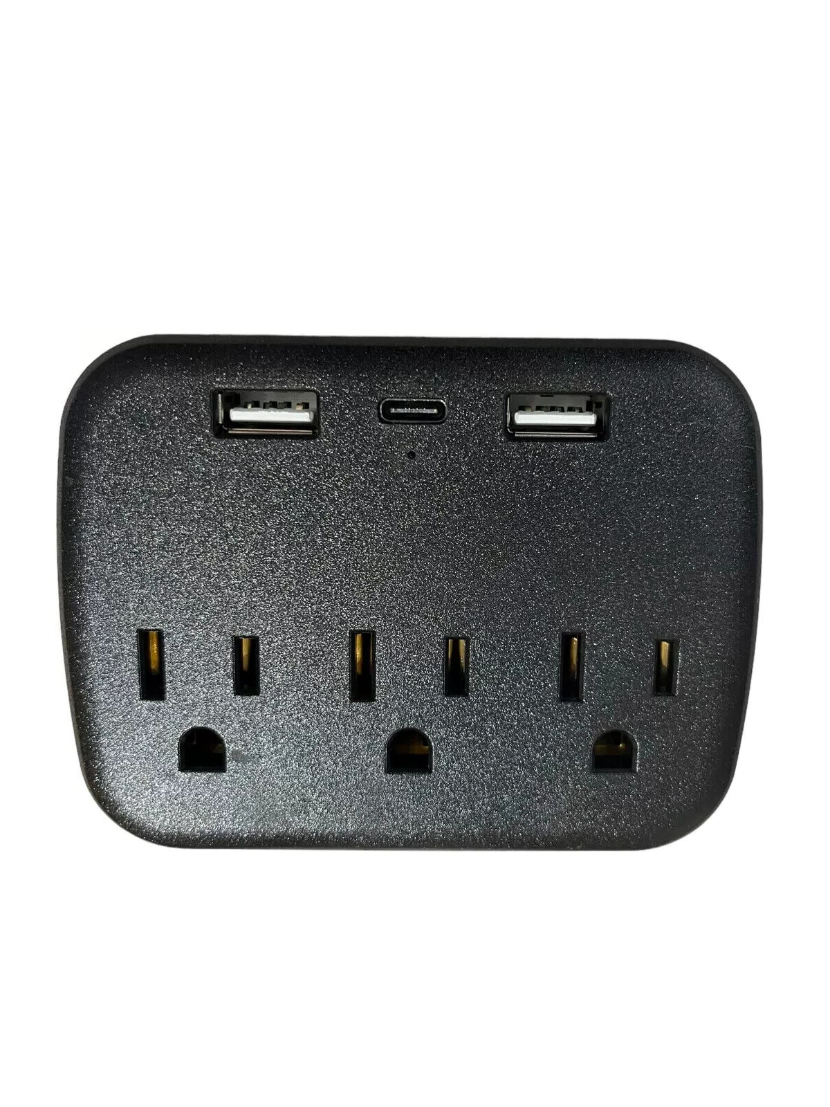 NEW 6 PORT POWER SUPPLY WALL ADAPTER 3 OUTLET 2 USB 1 USB-C STRIP PLUG E... - $8.99